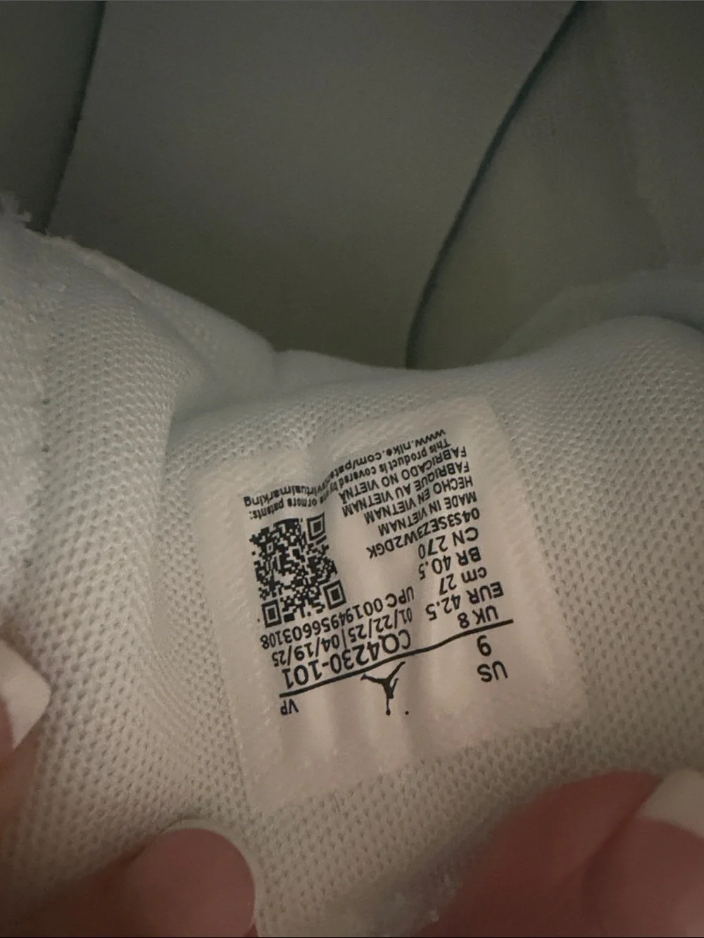 Jordan breathable mesh